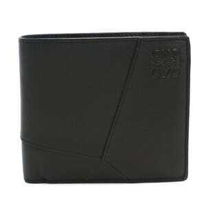 LOEWE Bifold Coin Wallet Puzzle - Men's Black